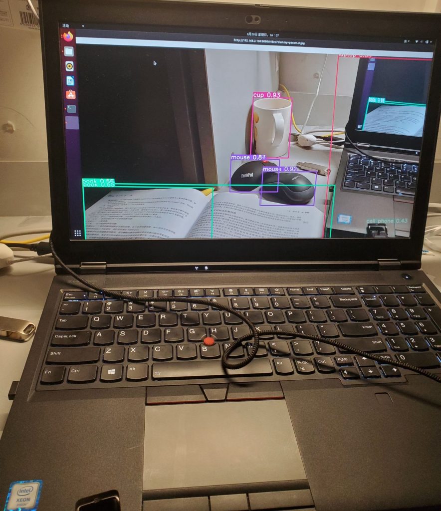 yolov5 detection via ip webcam